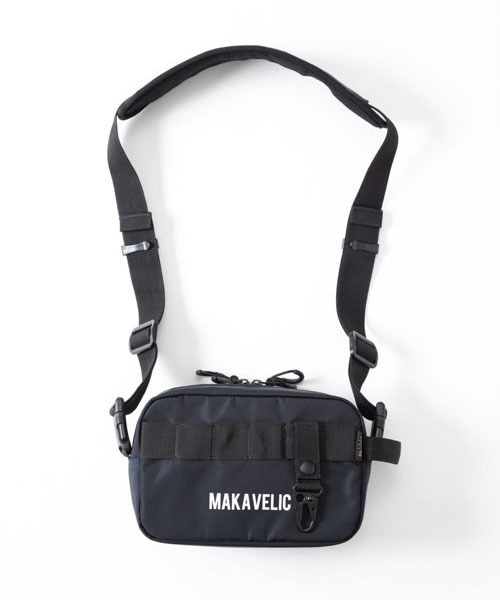 MAKAVELIC(マキャベリック)の「【MAKAVELIC】OMMAND WAIST BAG(ショルダーバッグ・メンズ・ブラック/ネイビー・FREE)」の2枚目の写真