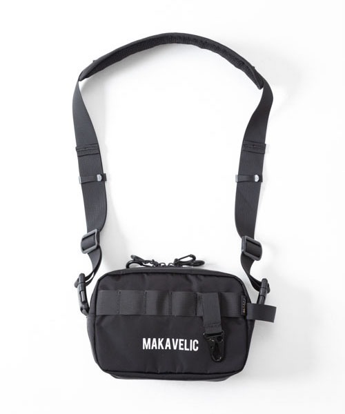 MAKAVELIC(マキャベリック)の「【MAKAVELIC】OMMAND WAIST BAG(ショルダーバッグ・メンズ・ブラック/ネイビー・FREE)」の1枚目の写真