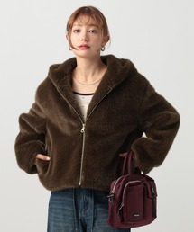 BAYFLOW（ベイフロー）の「[トレンドアイテム]ファーフーディーブルゾン（ブルゾン・レディース）」