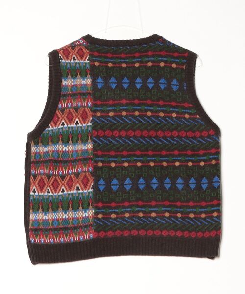 DOUBLE STANDARD CLOTHING（ダブルスタンダードクロージング）の「フェアアイルニットベスト（ベスト・レディース・マルチ・FREE）」の2枚目の写真