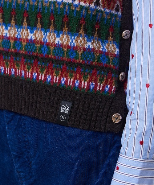 DOUBLE STANDARD CLOTHING（ダブルスタンダードクロージング）の「フェアアイルニットベスト（ベスト・レディース・マルチ・FREE）」の12枚目の写真