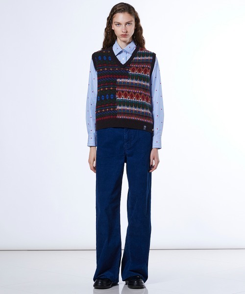 DOUBLE STANDARD CLOTHING（ダブルスタンダードクロージング）の「フェアアイルニットベスト（ベスト・レディース・マルチ・FREE）」の13枚目の写真