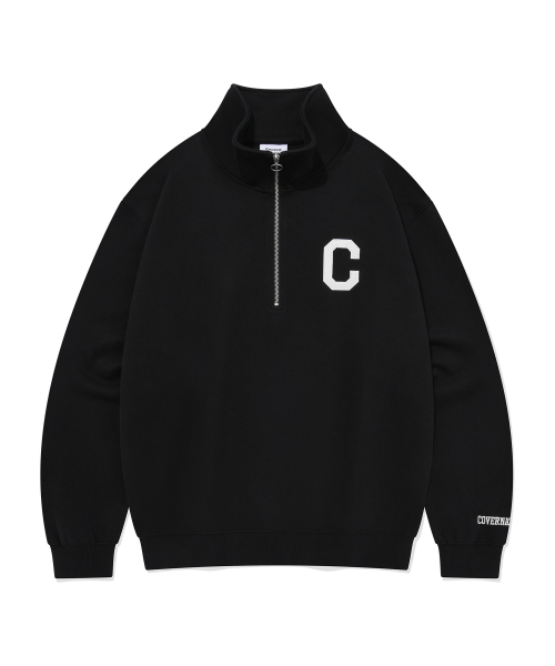 COVERNAT(カバーナット)の「Cロゴハーフジップスウェットブラック(スウェット・レディース・その他・X-SMALL/XX-LARGE/LARGE/X-LARGE)」の3枚目の写真
