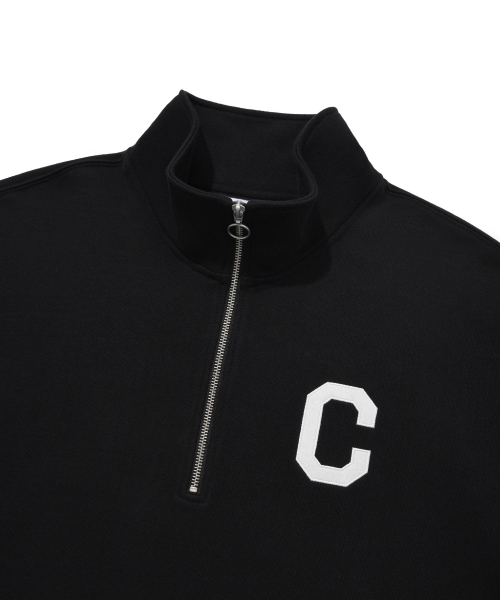 COVERNAT(カバーナット)の「Cロゴハーフジップスウェットブラック(スウェット・レディース・その他・X-SMALL/XX-LARGE/LARGE/X-LARGE)」の4枚目の写真