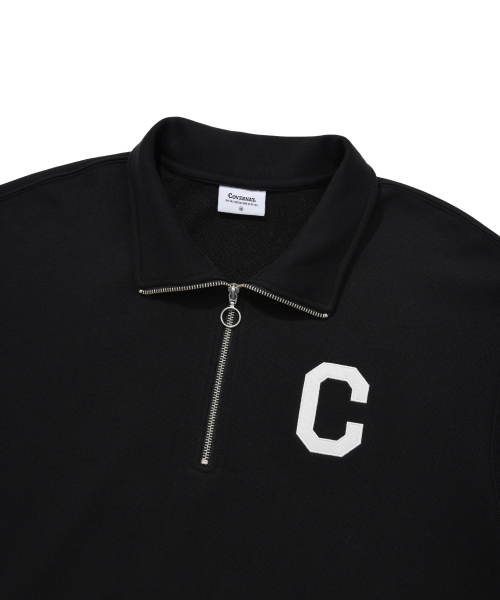COVERNAT(カバーナット)の「Cロゴハーフジップスウェットブラック(スウェット・レディース・その他・X-SMALL/XX-LARGE/LARGE/X-LARGE)」の5枚目の写真