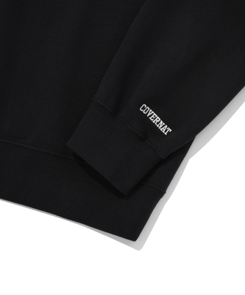 COVERNAT(カバーナット)の「Cロゴハーフジップスウェットブラック(スウェット・レディース・その他・X-SMALL/XX-LARGE/LARGE/X-LARGE)」の7枚目の写真
