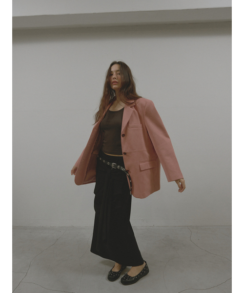 ASURA(アスラ)の「STITCH SUEDE JACKET (PINK)(テーラードジャケット・レディース・その他・F)」の5枚目の写真