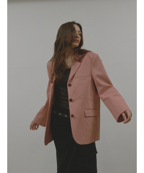 ASURA(アスラ)の「STITCH SUEDE JACKET (PINK)(テーラードジャケット・レディース・その他・F)」の6枚目の写真