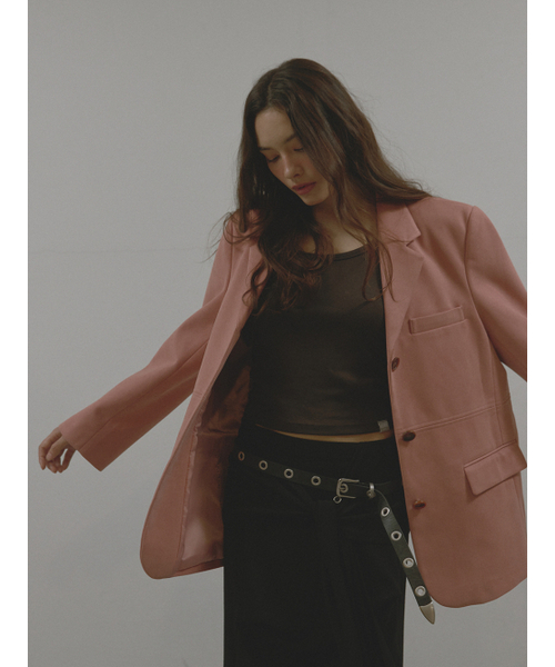 ASURA(アスラ)の「STITCH SUEDE JACKET (PINK)(テーラードジャケット・レディース・その他・F)」の7枚目の写真