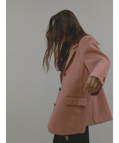 ASURA(アスラ)の「STITCH SUEDE JACKET (PINK)(テーラードジャケット・レディース・その他・F)」の8枚目の写真