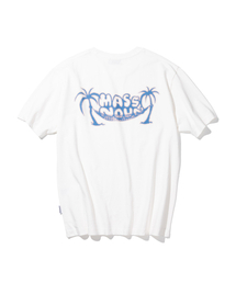 [16番手] パームツリー 半袖Tシャツ MSHTS013-WT