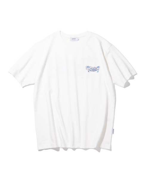 MASSNOUN（マスノウン）の「[16番手] パームツリー 半袖Tシャツ MSHTS013-WT（Tシャツ/カットソー・レディース・その他・SMALL/X-LARGE）」の2枚目の写真
