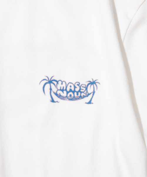 MASSNOUN（マスノウン）の「[16番手] パームツリー 半袖Tシャツ MSHTS013-WT（Tシャツ/カットソー・レディース・その他・SMALL/X-LARGE）」の4枚目の写真