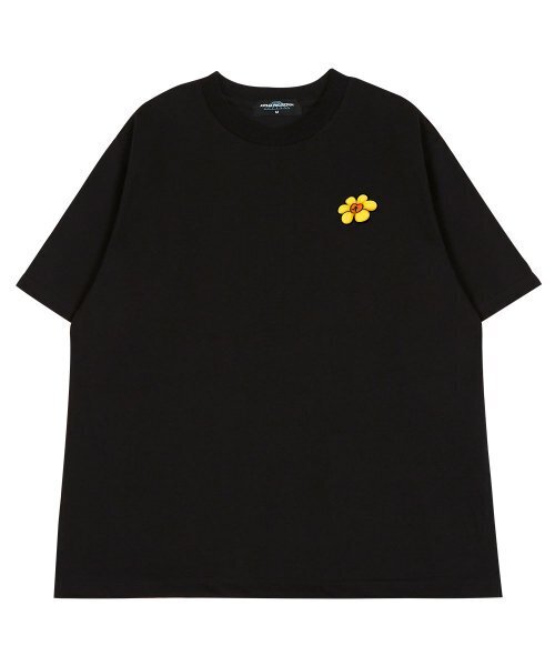 ASTRAL PROJECTION(アストラルプロジェクション)の「バックサークルベアラウンドネック 40番手二重織綿半袖Tシャツ_ブラック(Tシャツ/カットソー・メンズ・その他・MEDIUM/LARGE)」の2枚目の写真