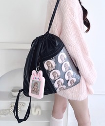 Loueme（ルエム）の「クリアポケットメタリックナップサック（バックパック/リュック）」