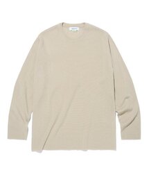 AOTT（アンアウトピット）の「ユニセックスソフトタッチスタンダードニットベージュ（ニット/セーター）」