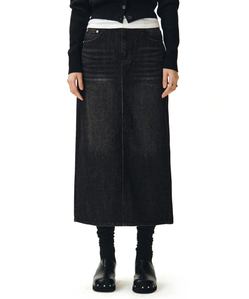 DECET WOMEN(デケット ウーマン)の「シグネチャーロングスカート DCSK003BlackB(スカート・レディース・その他・SMALL/MEDIUM/LARGE/X-SMALL)」の3枚目の写真