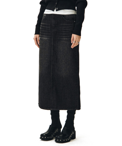 DECET WOMEN(デケット ウーマン)の「シグネチャーロングスカート DCSK003BlackB(スカート・レディース・その他・SMALL/MEDIUM/LARGE/X-SMALL)」の4枚目の写真