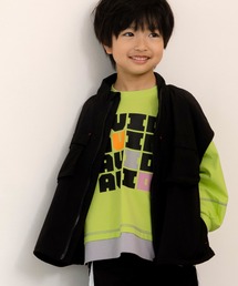 MAKE YOUR DAY | ダブルジップナイロンベスト■80～140cm(ベスト)