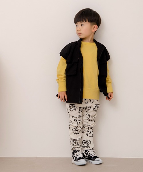 MAKE YOUR DAY（メイクユアデイ）の「ダブルジップナイロンベスト■80～140cm（ベスト・キッズ・ブラック/カーキ・80/90/100/110/120/130/140）」の15枚目の写真