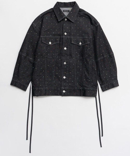 MAISON SPECIAL(メゾンスペシャル)の「2WAY Overstone Denim Jacket/2WAYオーバーストーンデニムジャケット(デニムジャケット・レディース・ネイビー・FREE)」の10枚目の写真