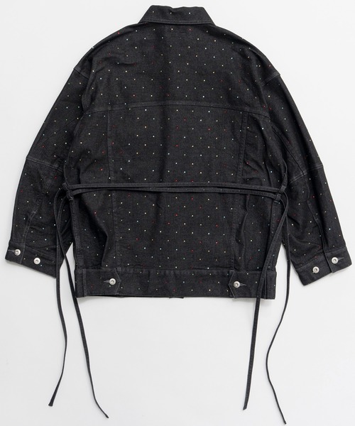 MAISON SPECIAL(メゾンスペシャル)の「2WAY Overstone Denim Jacket/2WAYオーバーストーンデニムジャケット(デニムジャケット・レディース・ネイビー・FREE)」の11枚目の写真