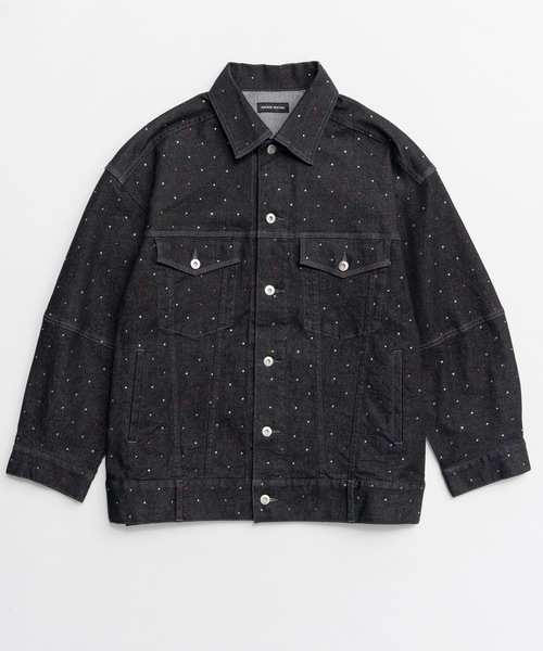 MAISON SPECIAL(メゾンスペシャル)の「2WAY Overstone Denim Jacket/2WAYオーバーストーンデニムジャケット(デニムジャケット・レディース・ネイビー・FREE)」の12枚目の写真