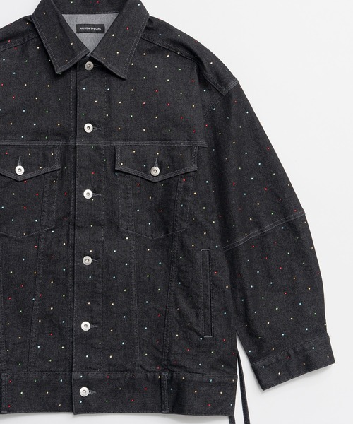 MAISON SPECIAL(メゾンスペシャル)の「2WAY Overstone Denim Jacket/2WAYオーバーストーンデニムジャケット(デニムジャケット・レディース・ネイビー・FREE)」の14枚目の写真