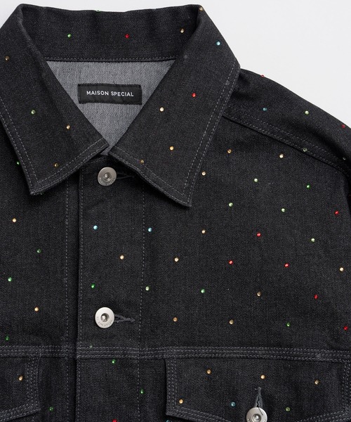 MAISON SPECIAL(メゾンスペシャル)の「2WAY Overstone Denim Jacket/2WAYオーバーストーンデニムジャケット(デニムジャケット・レディース・ネイビー・FREE)」の15枚目の写真