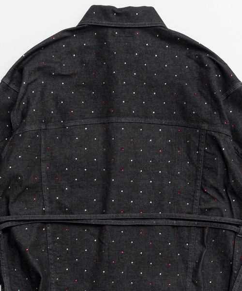 MAISON SPECIAL(メゾンスペシャル)の「2WAY Overstone Denim Jacket/2WAYオーバーストーンデニムジャケット(デニムジャケット・レディース・ネイビー・FREE)」の16枚目の写真