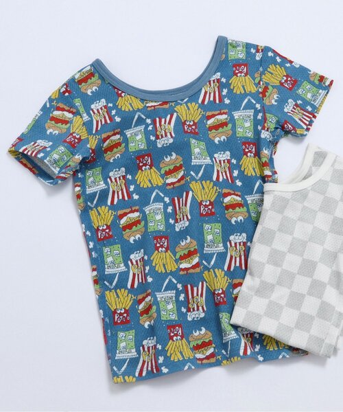 BREEZE(브리즈)의 「DAISUKI 반소매 속옷(이너웨어/속옷)」｜블루