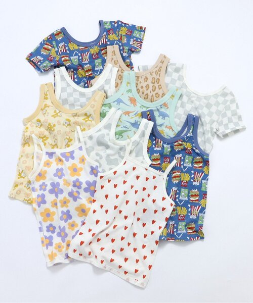 BREEZE（ブリーズ）の「DAISUKI半袖肌着（インナーウェア/肌着・キッズ・オフホワイト/ブルー・140/120/100/80）」の7枚目の写真
