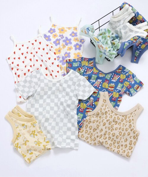 BREEZE（ブリーズ）の「DAISUKI半袖肌着（インナーウェア/肌着・キッズ・オフホワイト/ブルー・140/120/100/80）」の8枚目の写真