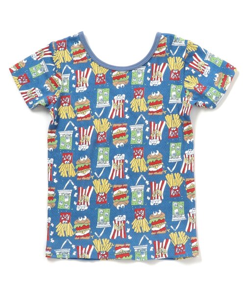 BREEZE（ブリーズ）の「DAISUKI半袖肌着（インナーウェア/肌着・キッズ・オフホワイト/ブルー・140/120/100/80）」の4枚目の写真