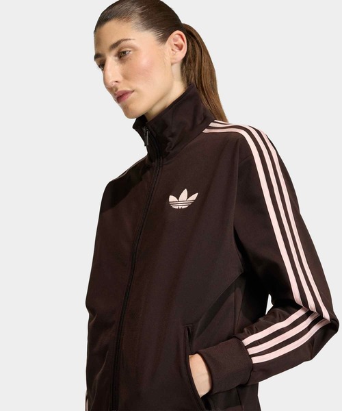 adidas(アディダス)の「ファイヤーバード トラックトップ ルーズ / ジャージ / トラックジャケット / アディダスオリジナルス adidas Originals(ジャージ・レディース・ブラック/カーキ/ブラウン・X-LARGE/SMALL/MEDIUM/LARGE/XX-LARGE/X-SMALL)」の15枚目の写真