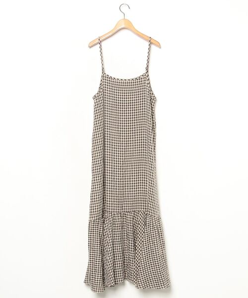 FREAK'S STORE（フリークスストア）の「キャミソールワンピース（ワンピース・レディース・ベージュ・FREE）」の2枚目の写真