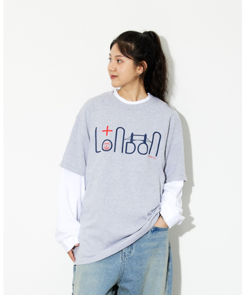 PHILIPPAKER(フィリップペイカー)の「ロンドンザシティシリーズ 半袖Tシャツ グレー(Tシャツ/カットソー・レディース・その他・MEDIUM/LARGE/X-LARGE)」の1枚目の写真