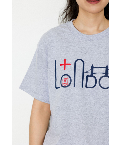 PHILIPPAKER(フィリップペイカー)の「ロンドンザシティシリーズ 半袖Tシャツ グレー(Tシャツ/カットソー・レディース・その他・MEDIUM/LARGE/X-LARGE)」の2枚目の写真