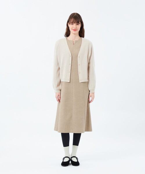 MACKINTOSH PHILOSOPHY(マッキントッシュ フィロソフィー)の「グリッターカーディガン(カーディガン/ボレロ・レディース・ベージュ/ブルー系その他7/チャコールグレー・38)」の6枚目の写真