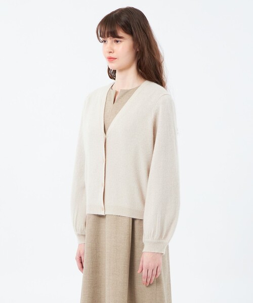 MACKINTOSH PHILOSOPHY(マッキントッシュ フィロソフィー)の「グリッターカーディガン(カーディガン/ボレロ・レディース・ベージュ/ブルー系その他7/チャコールグレー・38)」の8枚目の写真