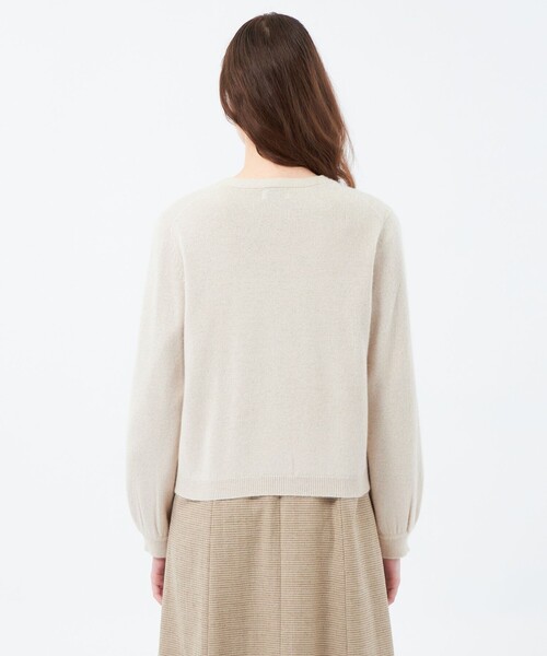 MACKINTOSH PHILOSOPHY(マッキントッシュ フィロソフィー)の「グリッターカーディガン(カーディガン/ボレロ・レディース・ベージュ/ブルー系その他7/チャコールグレー・38)」の9枚目の写真