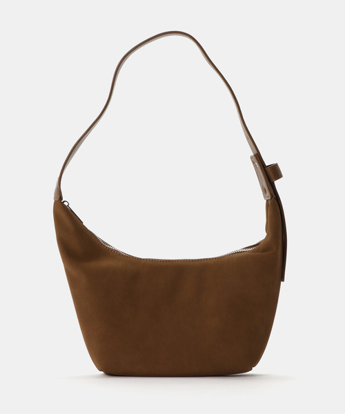 B.C STOCK(ベーセーストック)の「ハーフムーンショルダーバッグ(ショルダーバッグ・レディース・ブラウン/ブラック・FREE)」の2枚目の写真