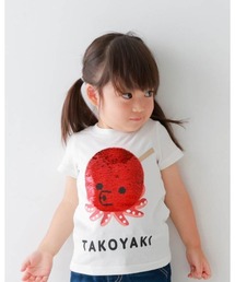 チークルーム スパンコールたこ焼きTシャツ