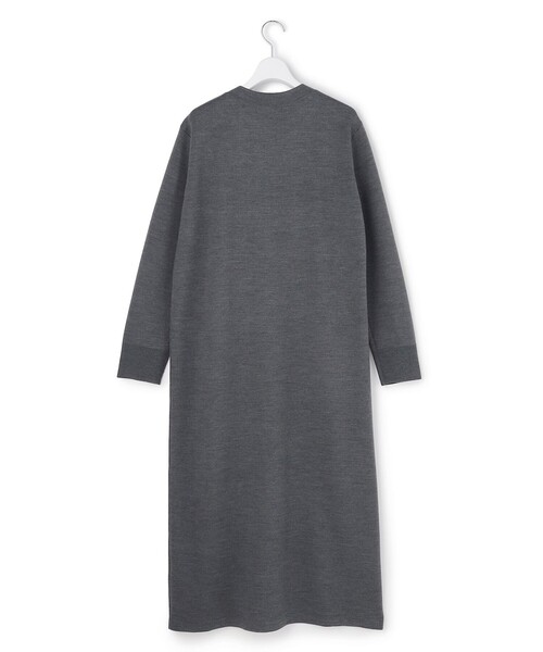 WEB限定】 ウールブレンドダブルフェイス ニットワンピース