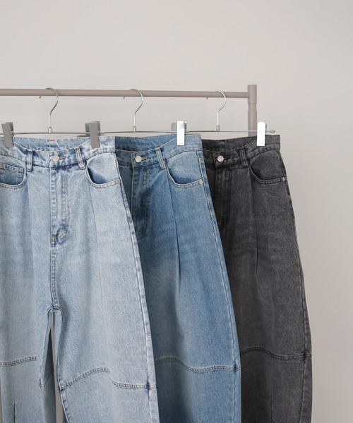 LIAN（リアン）の「コクーンデニムパンツ（デニムパンツ・レディース・ブラック/ブルー/ブルー系その他・SMALL/MEDIUM）」の13枚目の写真