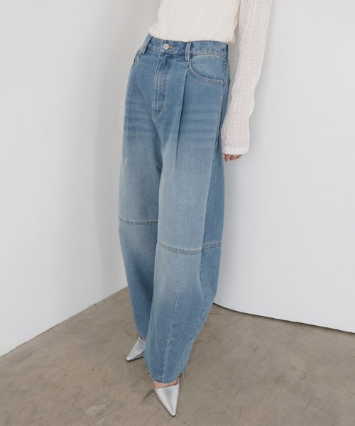 LIAN（リアン）の「コクーンデニムパンツ（デニムパンツ・レディース・ブラック/ブルー/ブルー系その他・SMALL/MEDIUM）」の19枚目の写真