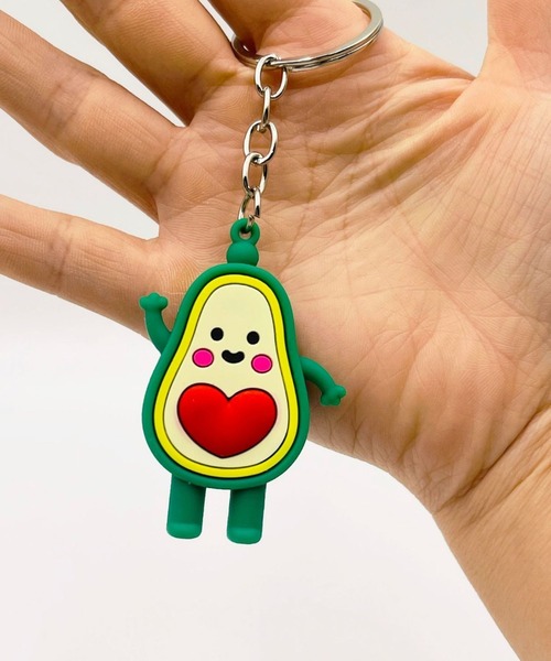 アマカノ　キーホルダー セール】【Bls】【ZA】【Bling Leads】アボカド キーホルダー チャーム