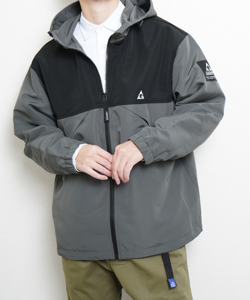GERRY（ジェリー）の「GERRY ナイロンライクマウンテンパーカー（マウンテンパーカー・メンズ・ベージュ/カーキ系/ブラック/グレー・MEDIUM/LARGE/X-LARGE）」の11枚目の写真