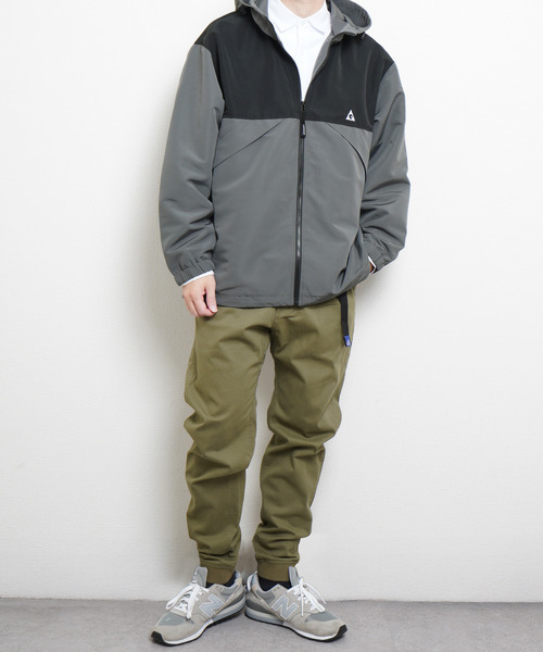 GERRY（ジェリー）の「GERRY ナイロンライクマウンテンパーカー（マウンテンパーカー・メンズ・ベージュ/カーキ系/ブラック/グレー・MEDIUM/LARGE/X-LARGE）」の14枚目の写真
