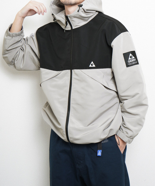 GERRY（ジェリー）の「GERRY ナイロンライクマウンテンパーカー（マウンテンパーカー・メンズ・ベージュ/カーキ系/ブラック/グレー・MEDIUM/LARGE/X-LARGE）」の18枚目の写真